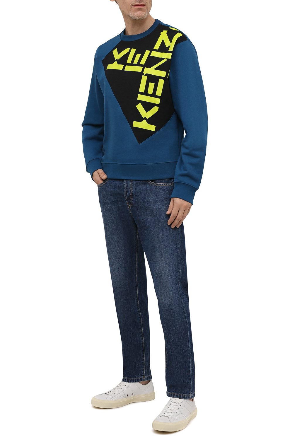 Хлопковый свитшот kenzo sport KENZO, арт. FB65SW0204MS, фото 2