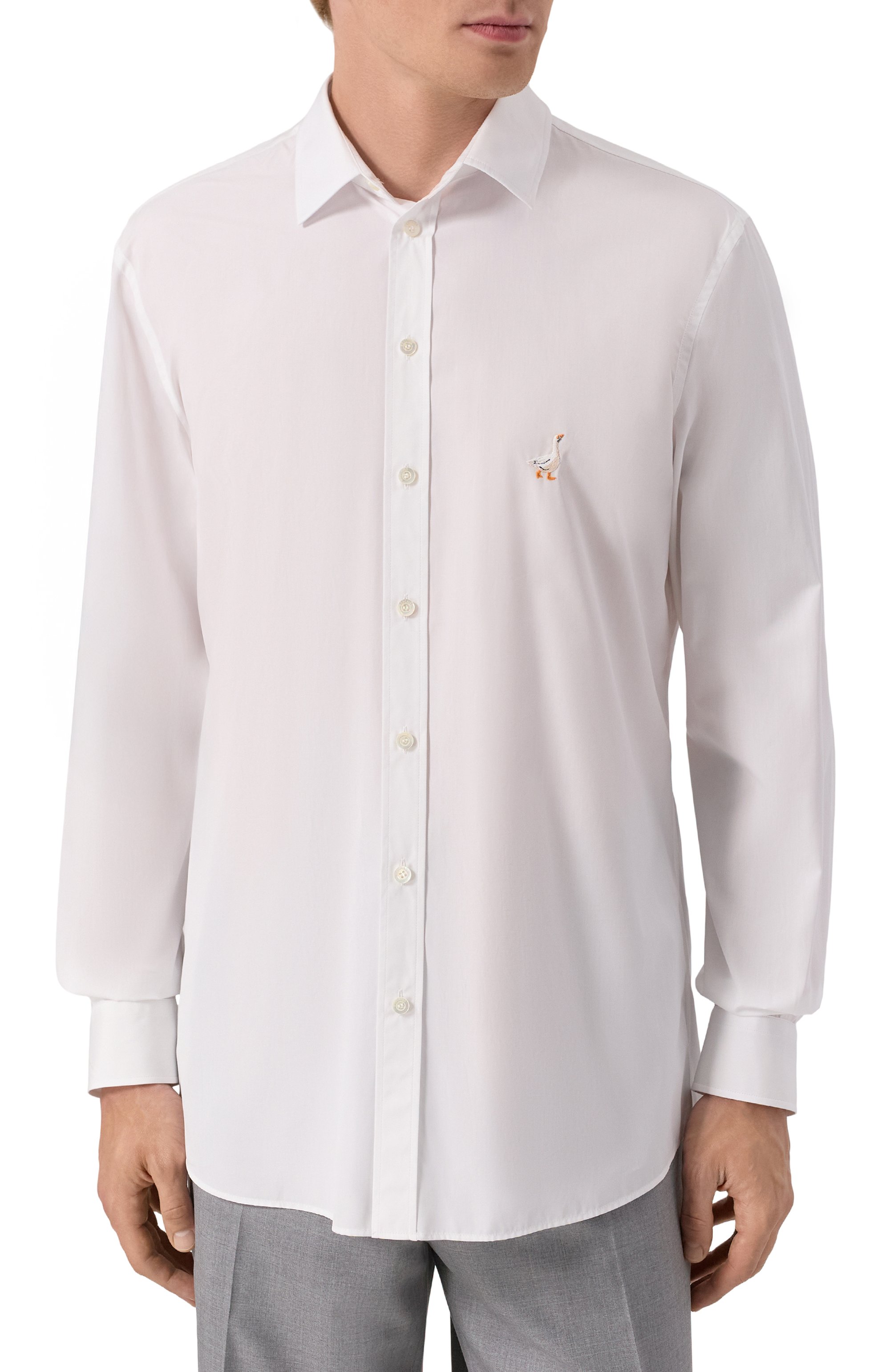 Хлопковая рубашка MOSCHINO, арт. J0223/5235, фото 3