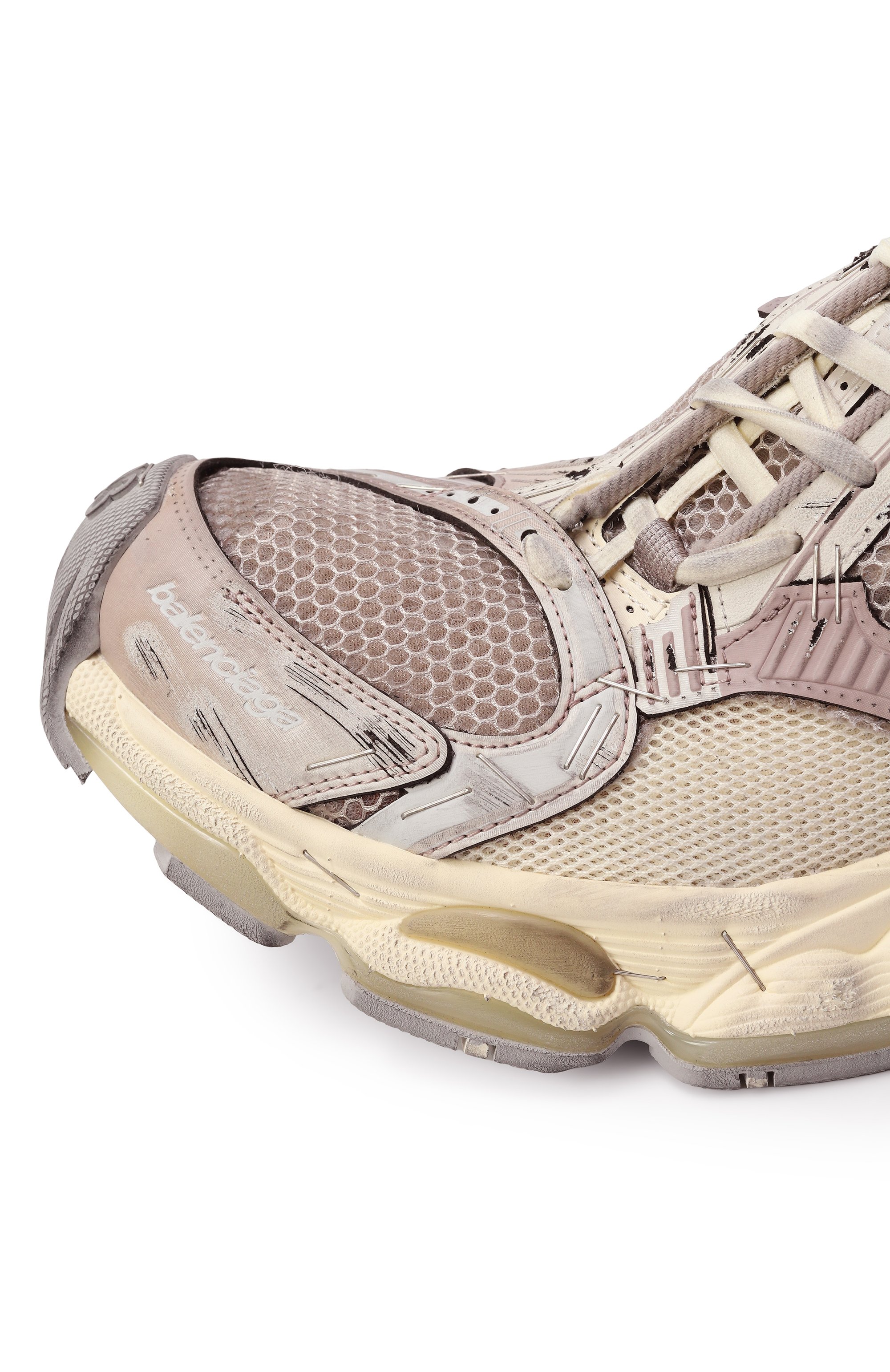 Комбинированные кроссовки stapler BALENCIAGA, арт. 803681/W3ST4, фото 7