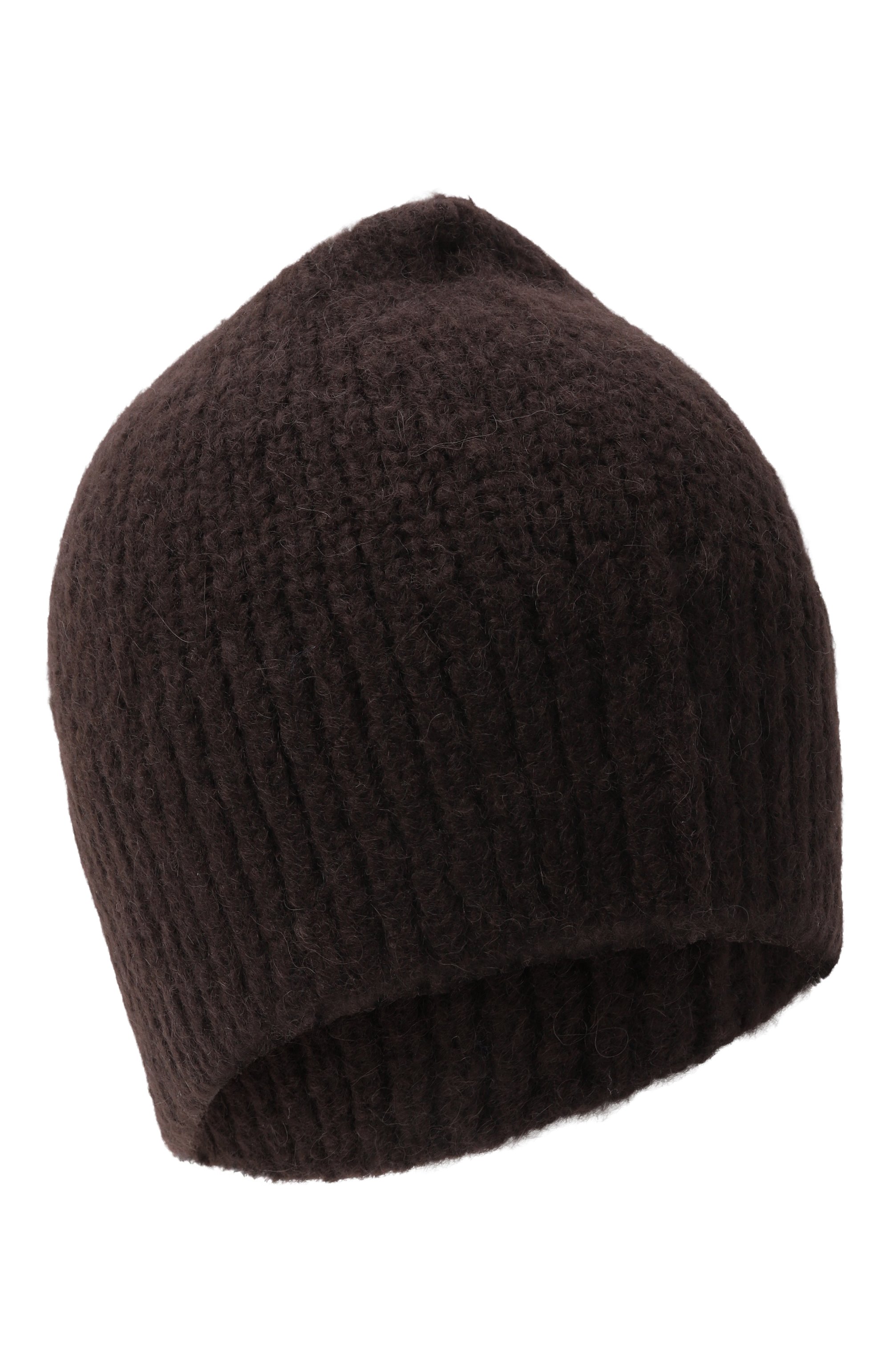 Шерстяная шапка DRIES VAN NOTEN темно-коричневого цвета по цене 28200 руб., арт. 021231-2709-704, фото 1 Шерстяная шапка DRIES VAN NOTEN, арт. 021231-2709-704, фото 1