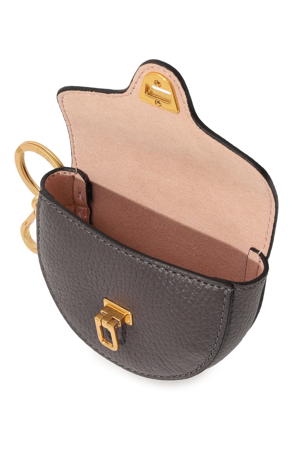 Кожаный футляр для ключей COCCINELLE темно-серого цвета по цене 8500 руб., арт. E2 MF6 41 X2 01, фото 3 Кожаный футляр для ключей COCCINELLE, арт. E2 MF6 41 X2 01, фото 3