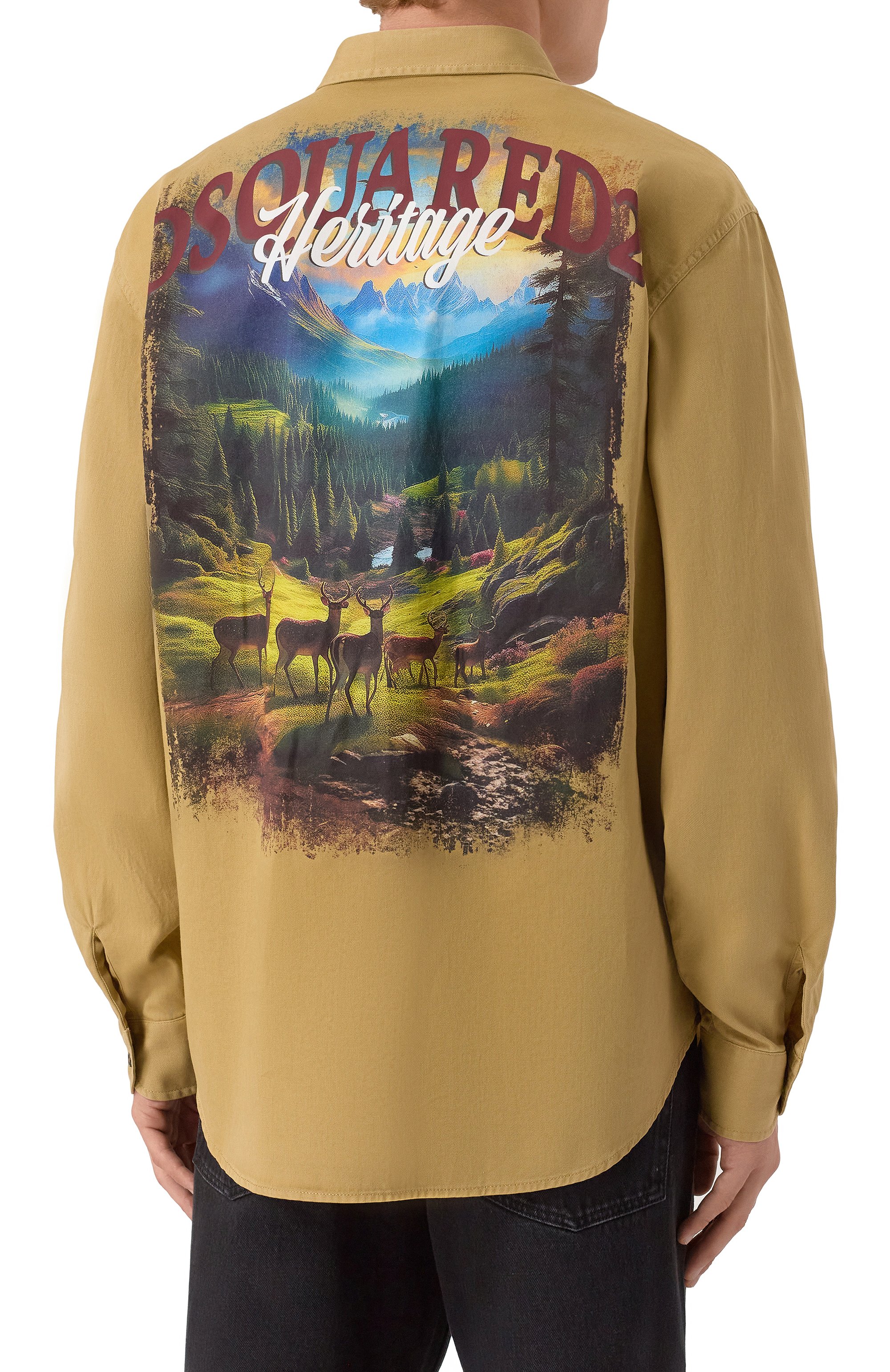 Хлопковая рубашка DSQUARED2, арт. S74DM0954/D35305, фото 4