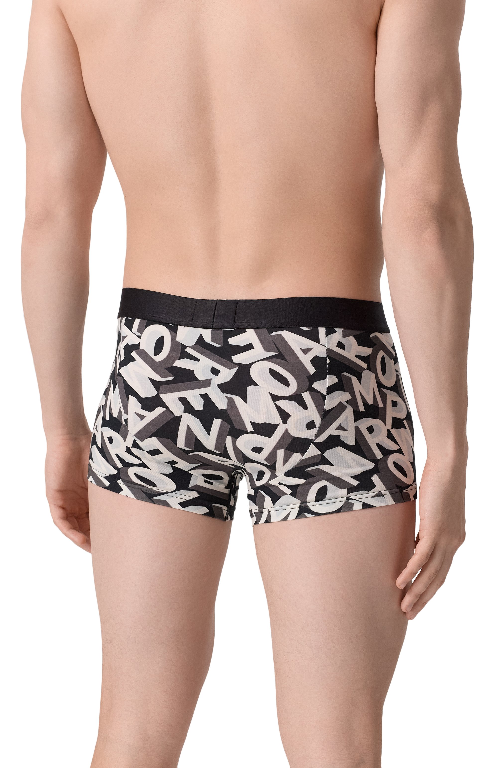 Хлопковые боксеры EMPORIO ARMANI серого цвета по цене 4450 руб., арт. EM000232/AF10794, фото 3 Хлопковые боксеры EMPORIO ARMANI, арт. EM000232/AF10794, фото 3