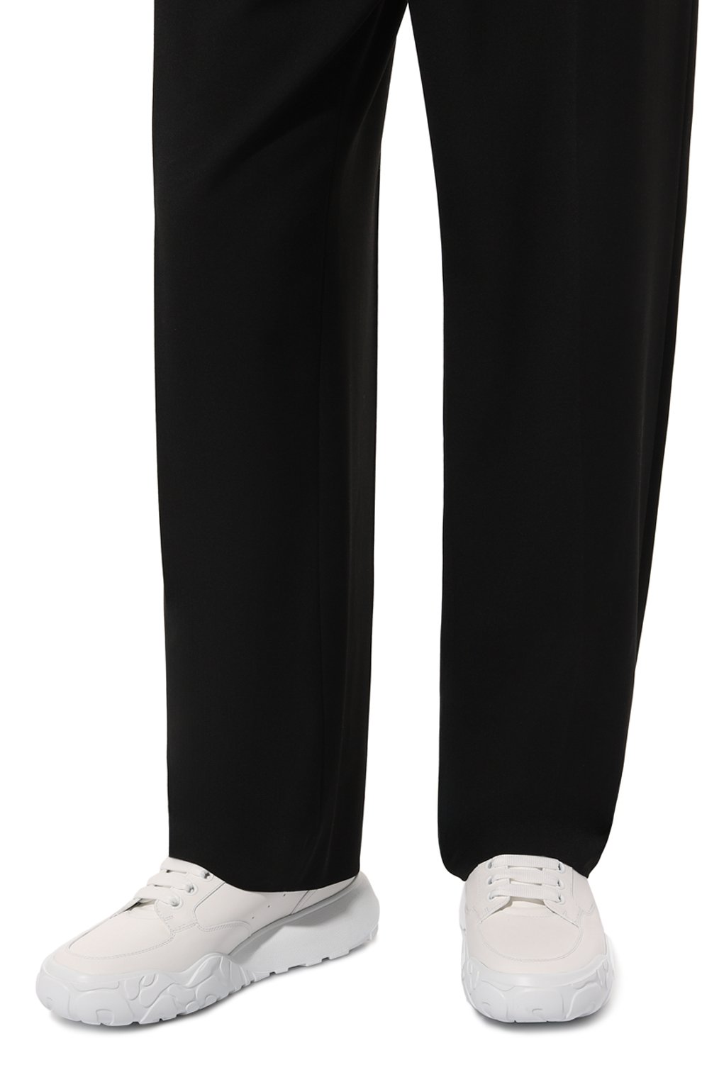 Кожаные кроссовки court ALEXANDER MCQUEEN, арт. 634619/WIA98, фото 3