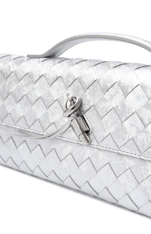 Клатч Andiamo Bottega Veneta 741511/V5XF1 Серебряный  741511/V5XF1 Фото 3