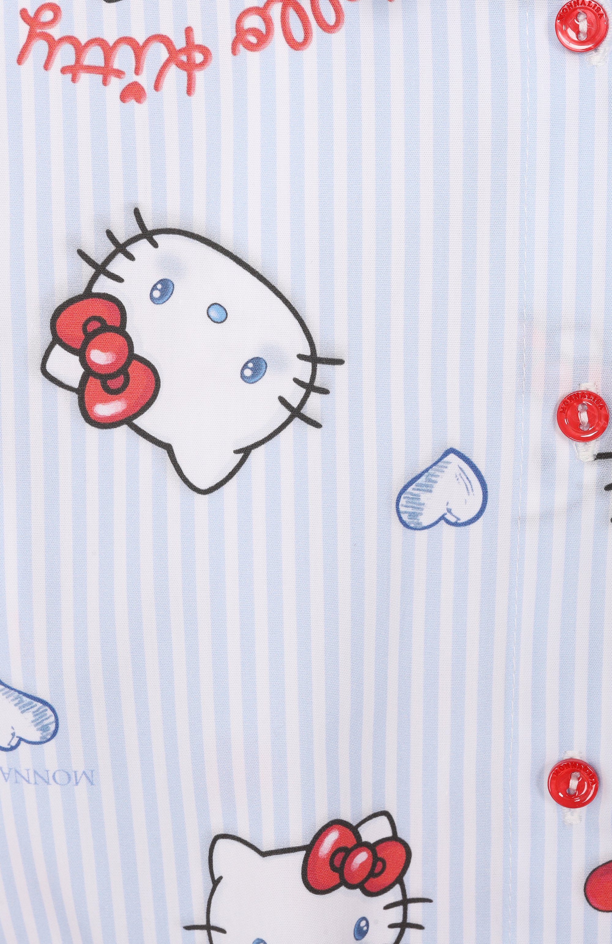 Хлопковое платье-рубашка MONNALISA, арт. 11G918, фото 3