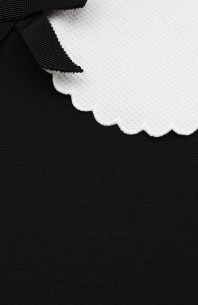 Платье из вискозы MIU MIU черного цвета по цене 99000 руб., арт. MJA816-1XE2-F0002, фото 5 Платье из вискозы MIU MIU, арт. MJA816-1XE2-F0002, фото 5