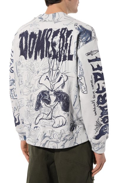 Хлопковый свитшот DOMREBEL, арт. MCLASSR00M/SWEATSHIRT, фото 4