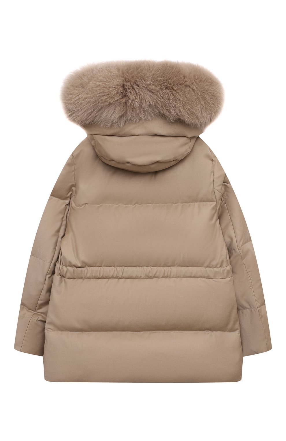 Пуховик с отделкой из песца YVES SALOMON ENFANT, арт. 23WEV003XXW02W, фото 2