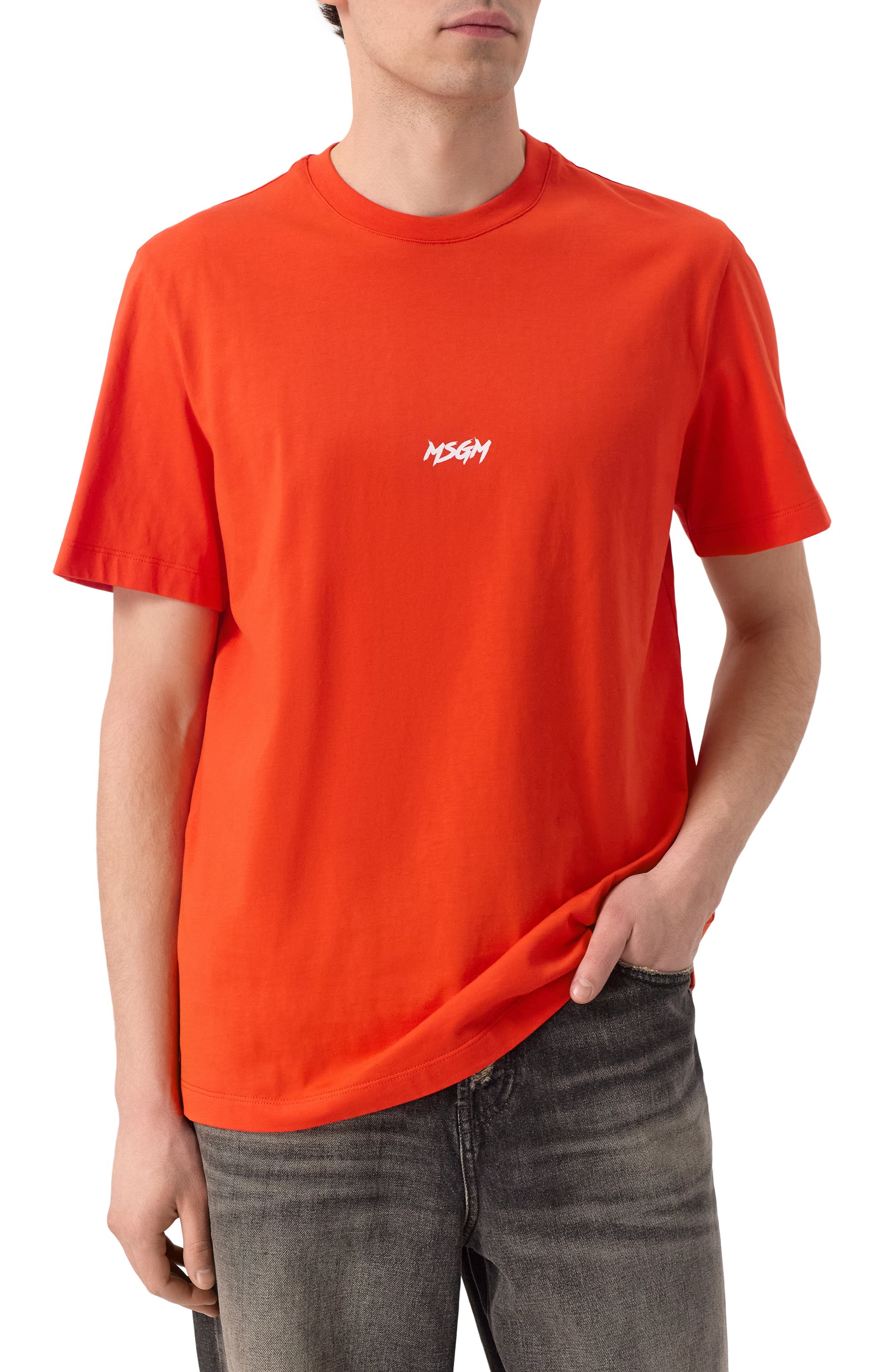 Хлопковая футболка MSGM, арт. 3840MM119/257002, фото 3