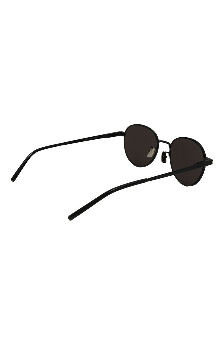 Женские солнцезащитные очки SAINT LAURENT черного цвета, арт. SL 533 009 | Фото 5 (Кросс-КТ: С/з-унисекс; Тип очков: С/з; Нос: Не проставлено; Региональные ограничения белый список (Axapta Mercury): Не проставлено; Материал: Металл; Оптика Гендер: оптика-унисекс; Очки форма: Круглые)