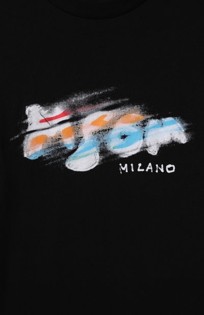 Хлопковая футболка MSGM KIDS, арт. S5MSJBTH280, фото 3