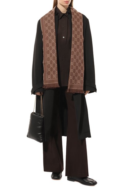 Шерстяной шарф GUCCI, арт. 133483 3G200, фото 3