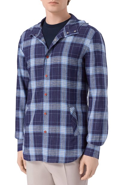 Льняная рубашка KITON, арт. UMCMARH0926701, фото 3