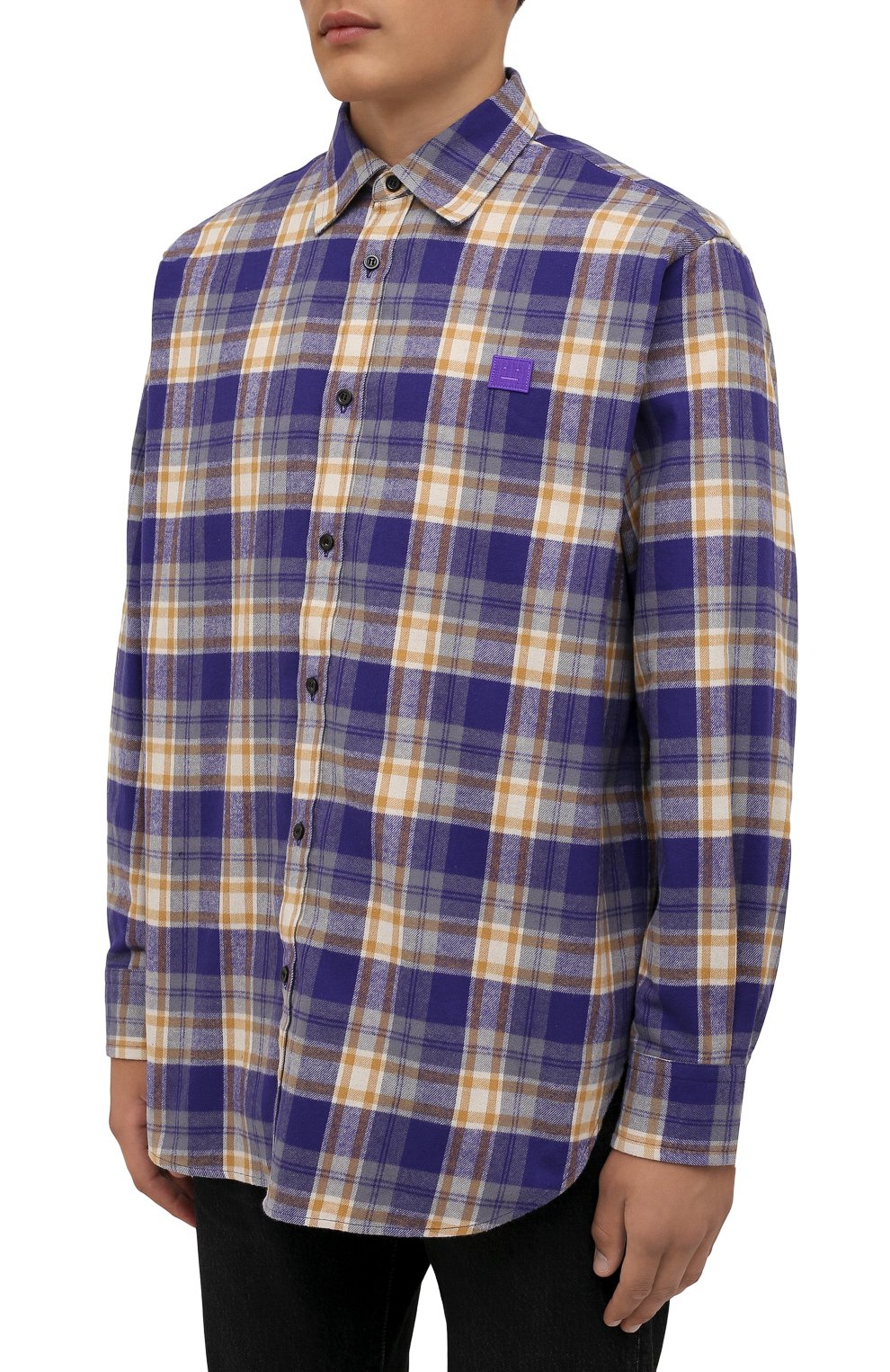 Хлопковая рубашка ACNE STUDIOS, арт. CB0031/M, фото 3