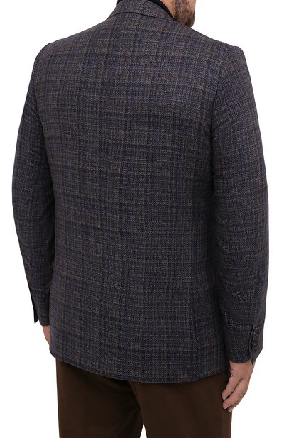 Пиджак из шелка и кашемира CANALI, арт. T11280/CX02819, фото 4