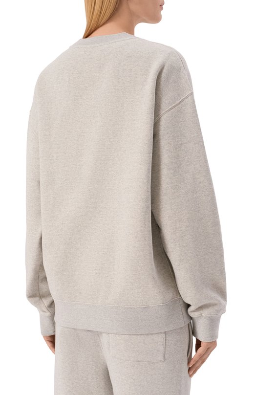 Хлопковый свитшот Jil Sander J53GU0003/J20010 Серый  J53GU0003/J20010 Фото 4