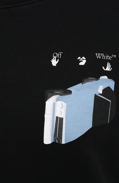 Хлопковый свитшот OFF-WHITE, арт. 0WBA055F20JER0101001, фото 5