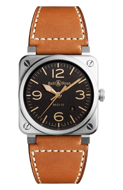Мужские часы golden heritage BELL AND ROSS, арт. BR0392-ST-G-HE/SCA