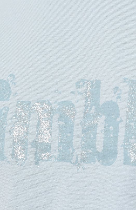 Хлопковая футболка GmbH Голубой, фото 5