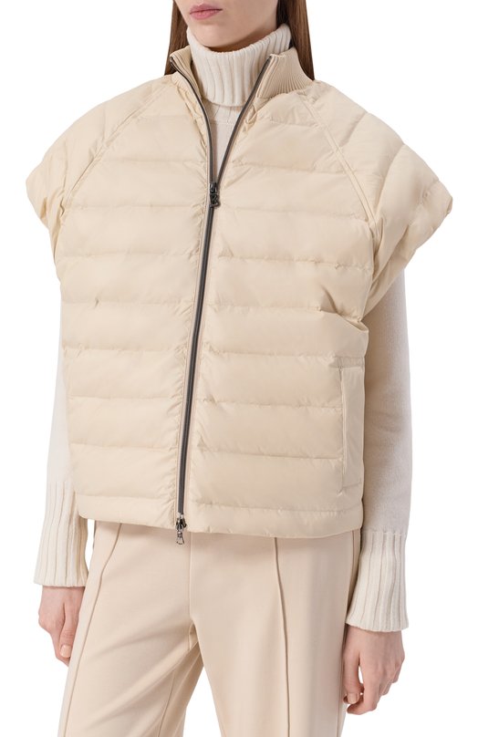 Комбинированный жилет Bogner 36885253 Бежевый  36885253 Фото 3