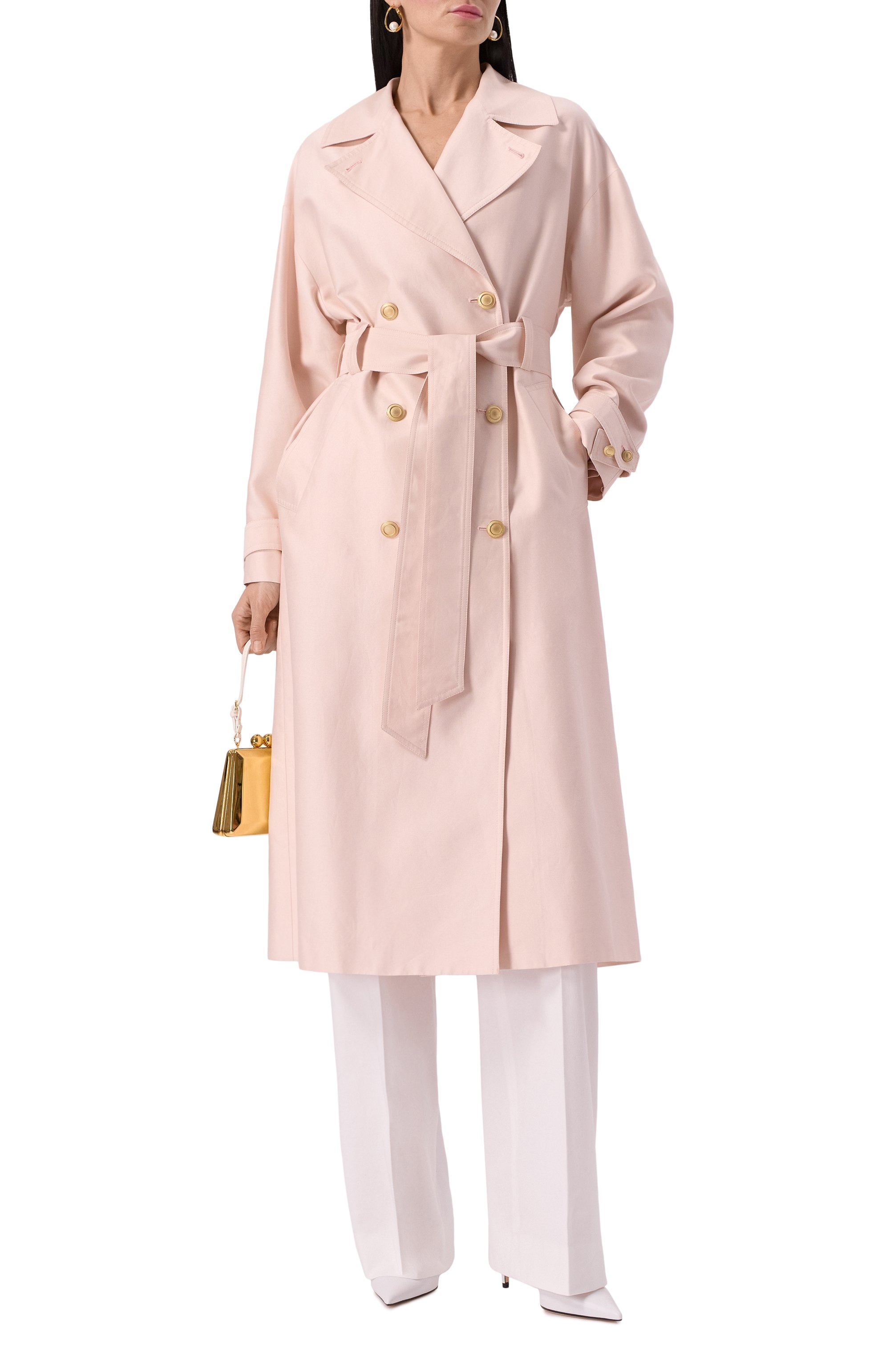 Тренч из хлопка и шелка KITON, арт. D57612K09R1914, фото 2