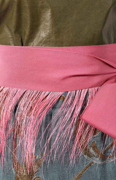 Текстильный пояс SARA ROKA розового цвета по цене 26400 руб., арт. BELT F/C7-SS20/G1, фото 5 Текстильный пояс SARA ROKA, арт. BELT F/C7-SS20/G1, фото 5
