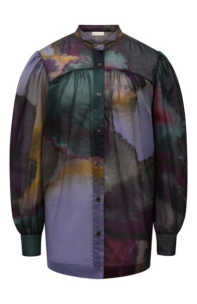 Женская хлопковая блузка DRIES VAN NOTEN, арт. 221-030751-4125
