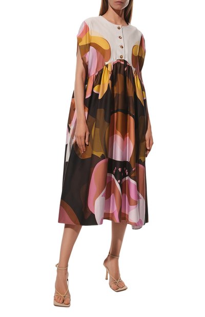 Хлопковое платье KIKA VARGAS, арт. BERNARDA DRESS/C0TT0N PRINT, фото 3