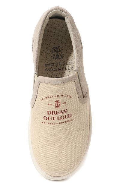 Текстильные слипоны BRUNELLO CUCINELLI, арт. BGNSVZA141, фото 4