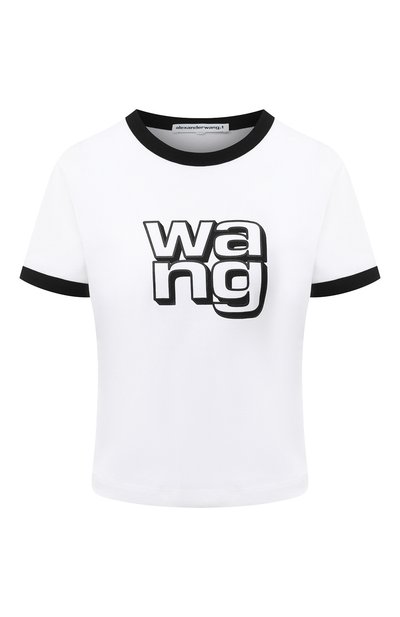 Женская хлопковая футболка ALEXANDERWANG.T, арт. 4CC2201125
