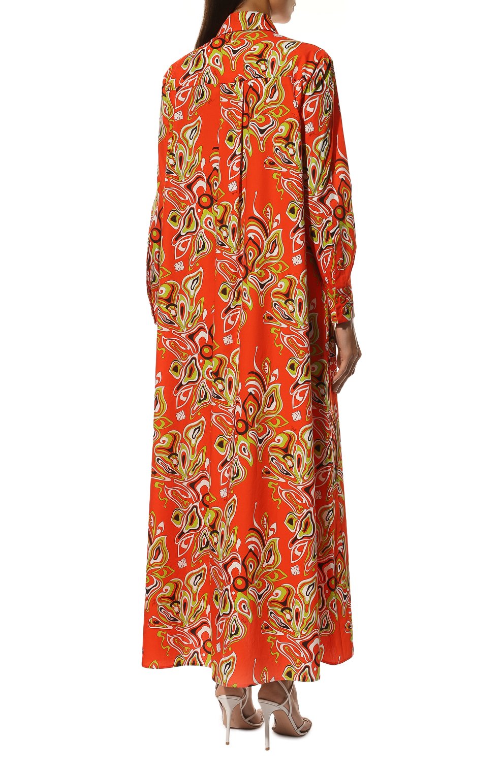 Хлопковое платье EMILIO PUCCI оранжевого цвета по цене 103500 руб., арт. 2HWI20/2H778, фото 4 Хлопковое платье EMILIO PUCCI, арт. 2HWI20/2H778, фото 4