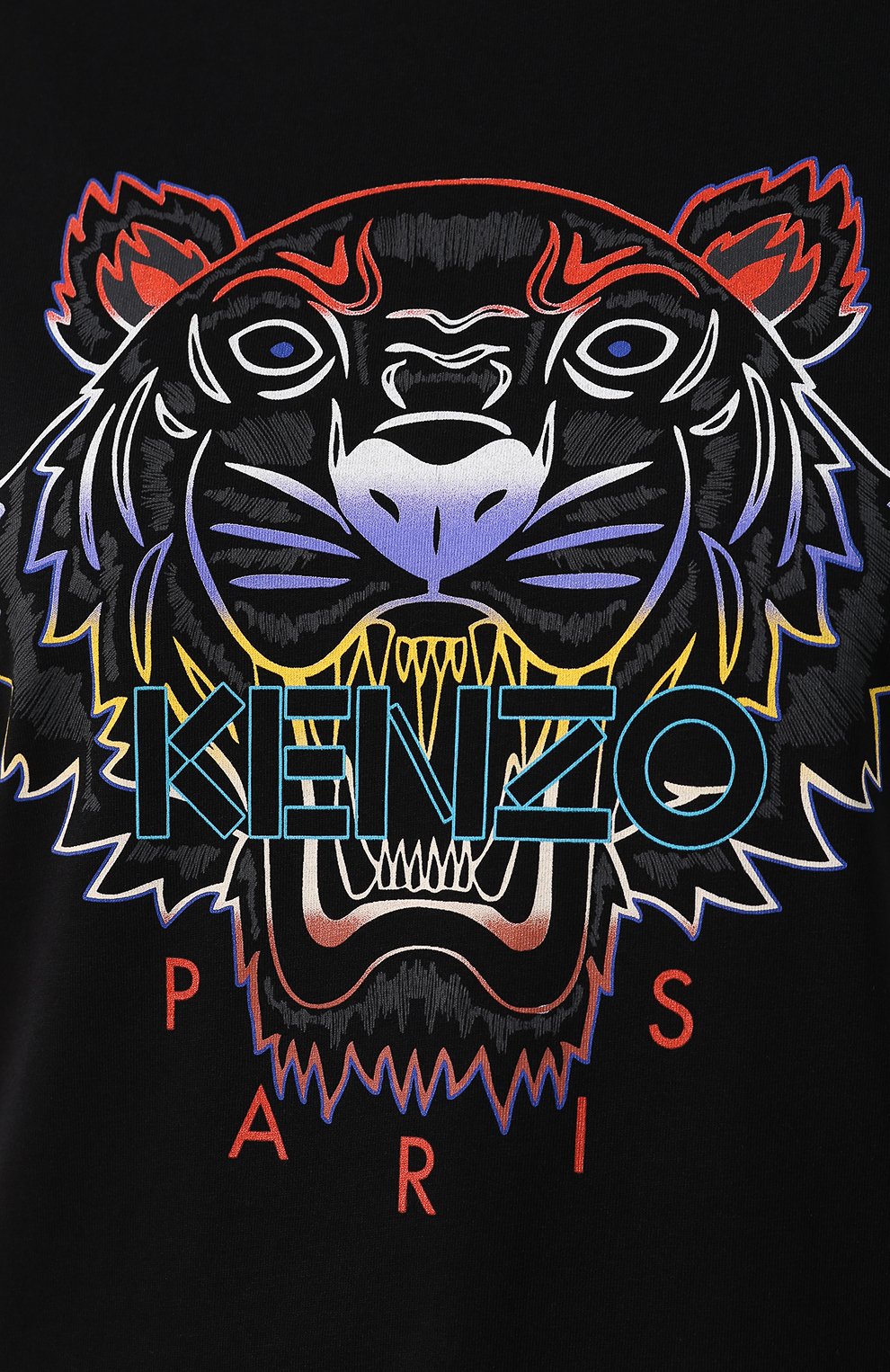 Хлопковая футболка KENZO черного цвета по цене 9950 руб., арт. F962TS8134YE, фото 5 Хлопковая футболка KENZO, арт. F962TS8134YE, фото 5