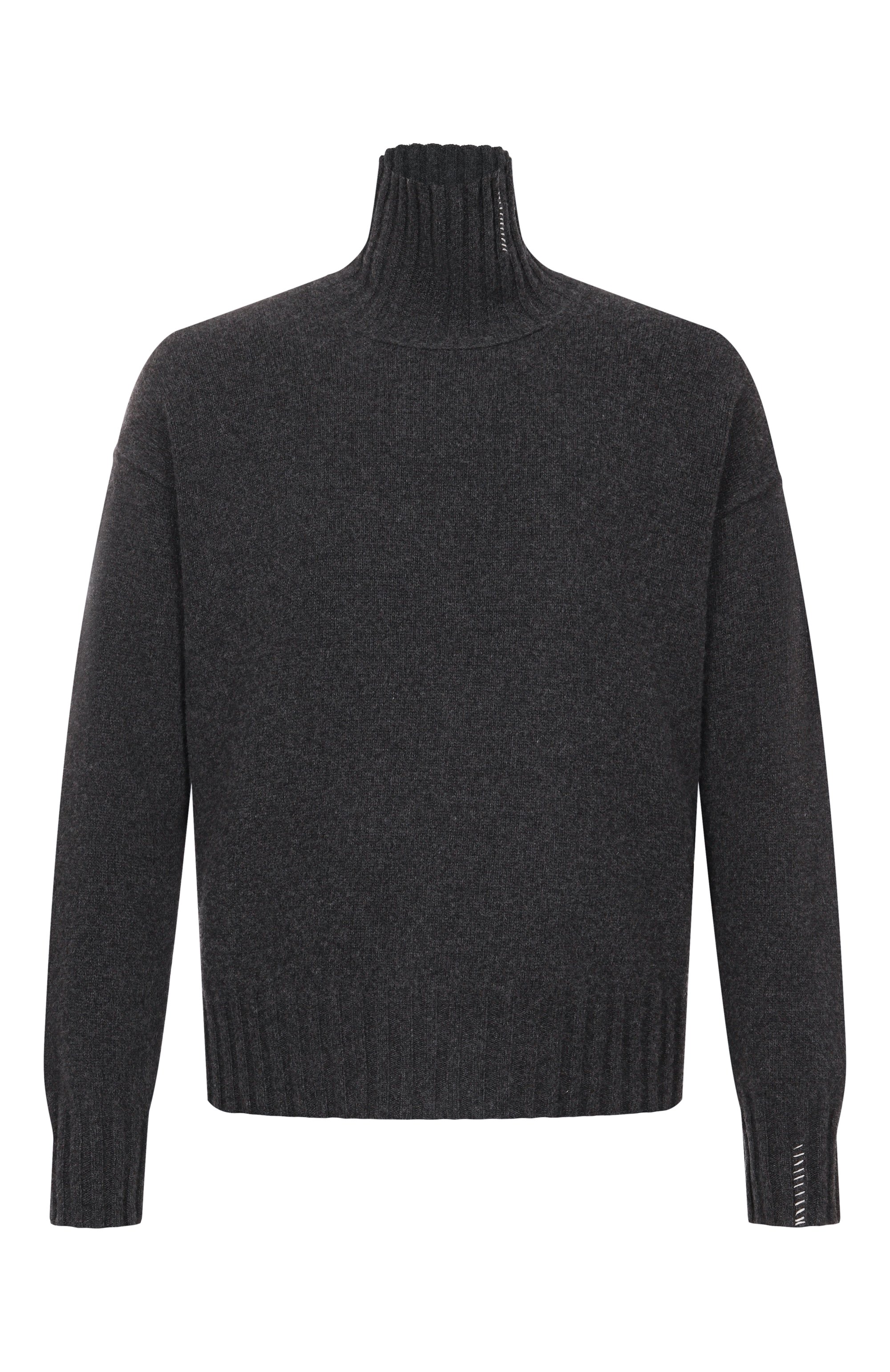 Свитер из кашемира и шерсти ISABEL BENENATO темно-серого цвета по цене 79700 руб., арт. UK22F25, фото 1 Свитер из кашемира и шерсти ISABEL BENENATO, арт. UK22F25, фото 1