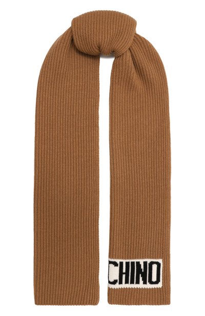 Мужской шарф из шерсти и вискозы MOSCHINO, арт. 50184/M5541