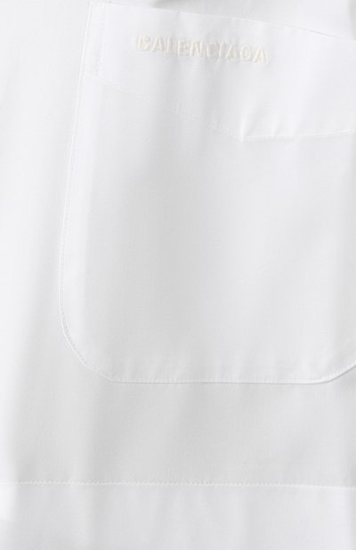 Хлопковая рубашка BALENCIAGA, арт. 583895/TYB18, фото 5