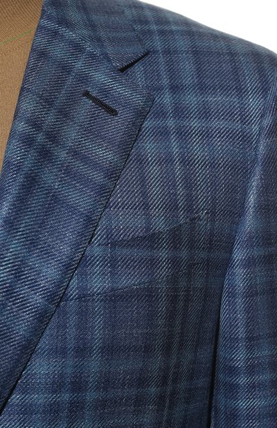 Пидж�ак из шерсти и шелка ZEGNA, арт. 348099/122520, фото 5