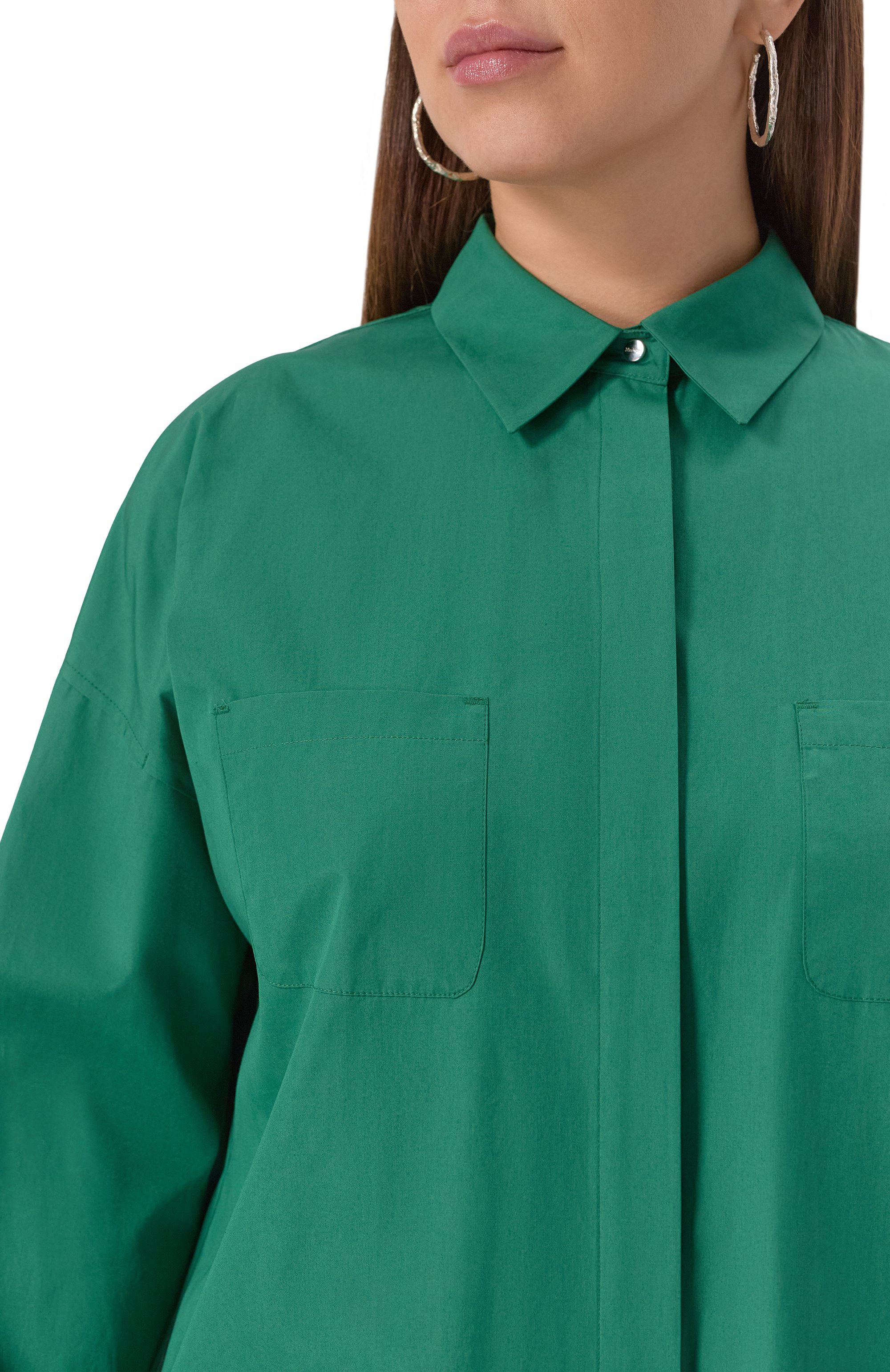 Хлопковая рубашка MAX MARA STUDIO, арт. 0DIN0, фото 5