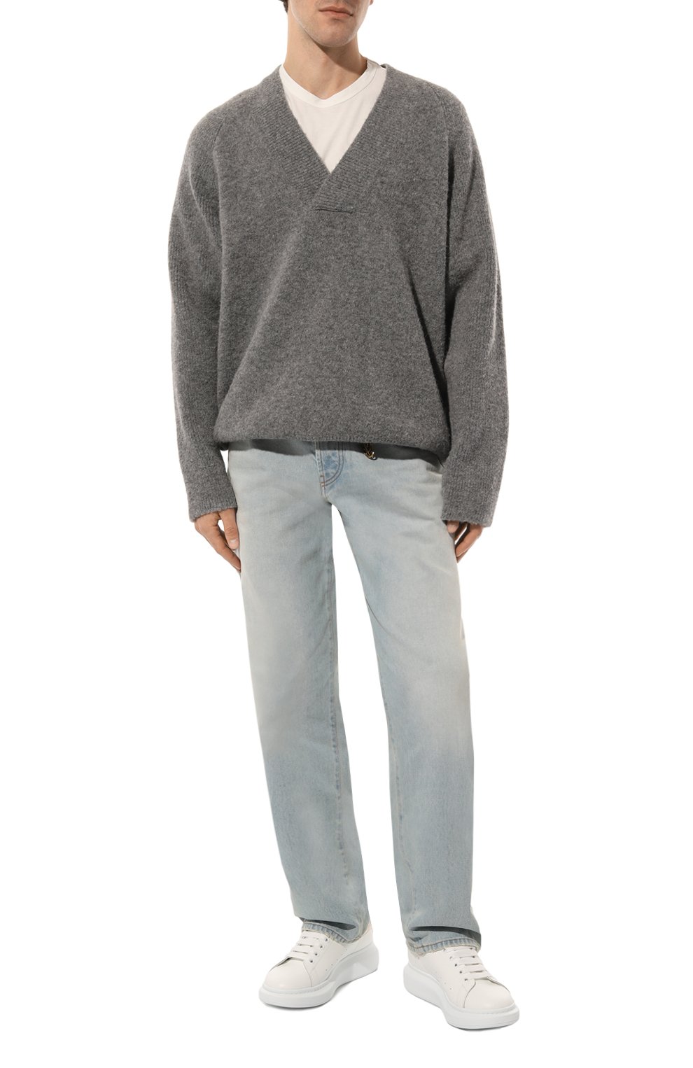 Кожаные кеды oversized ALEXANDER MCQUEEN, арт. 727390/WIE9B, фото 2