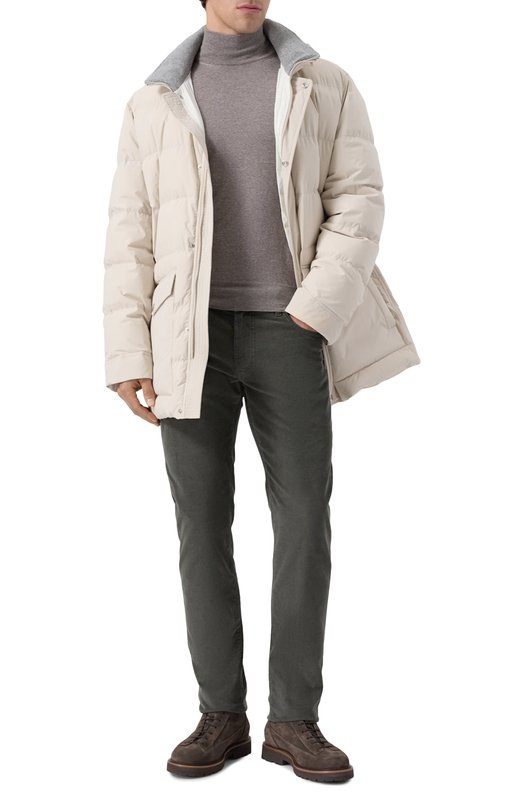 Замшевые ботинки Urban Outdoor Brunello Cucinelli MZUNVJW717 Коричневый  MZUNVJW717 Фото 2