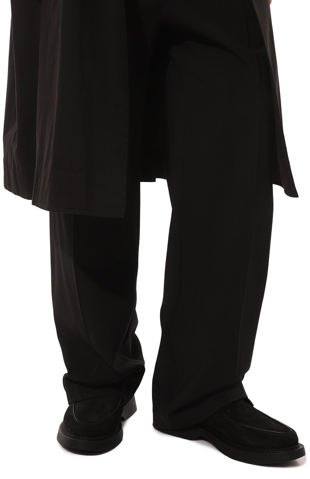 Замшевые дерби SAINT LAURENT, арт. 667606/2W5001000, фото 3