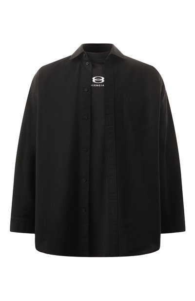 Мужская хлопковая рубашка BALENCIAGA, арт. 794656/TNM60