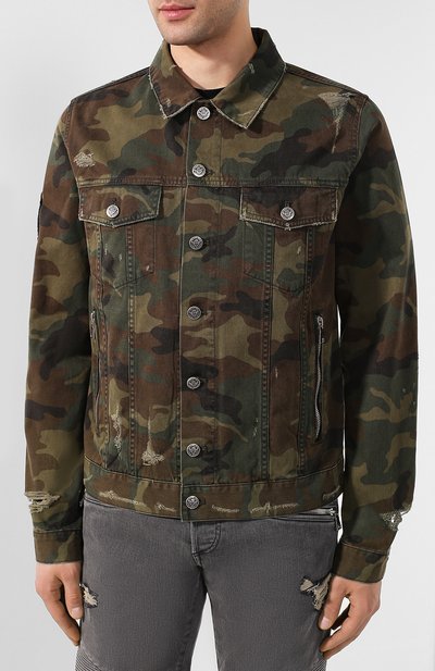 Хлопковая куртка BALMAIN, арт. TH18639/Z099, фото 3