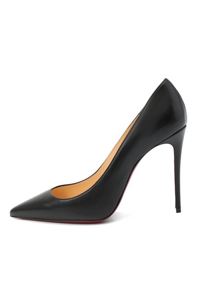 Кожаные туфли kate 100 CHRISTIAN LOUBOUTIN черного цвета по цене 49550 руб., арт. kate 100 nappa shiny, фото 3 Кожаные туфли kate 100 CHRISTIAN LOUBOUTIN, арт. kate 100 nappa shiny, фото 3