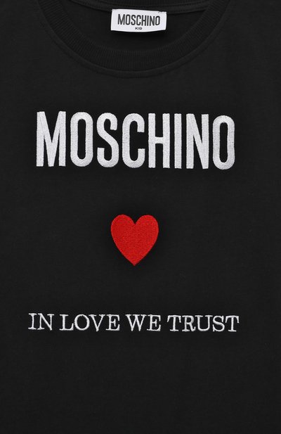 Хлопковое платье MOSCHINO, арт. HDV0EQ/LAA22/4-8, фото 3