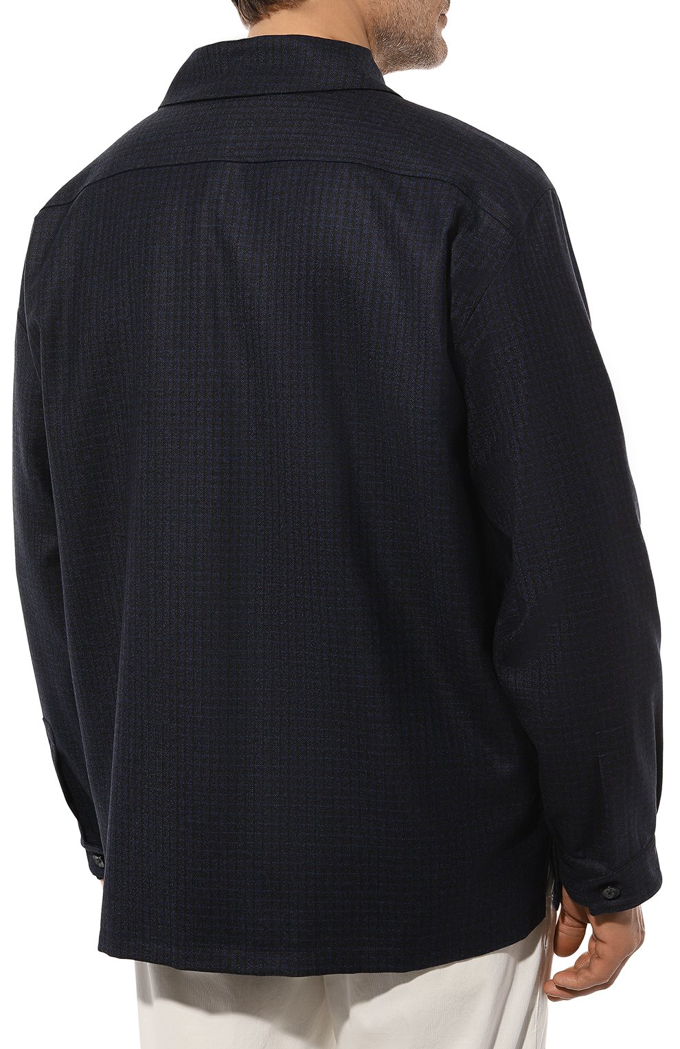 Шерстяная рубашка KITON, арт. UMC013K0127C03, фото 4