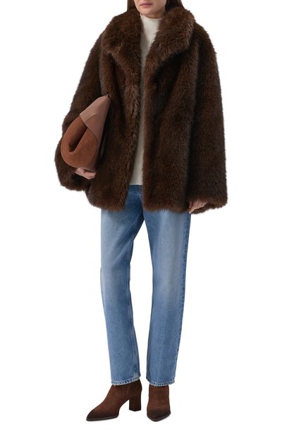 Замшевые ботильоны SANTONI, арт. WTEG71938PC4AHGI, фото 3