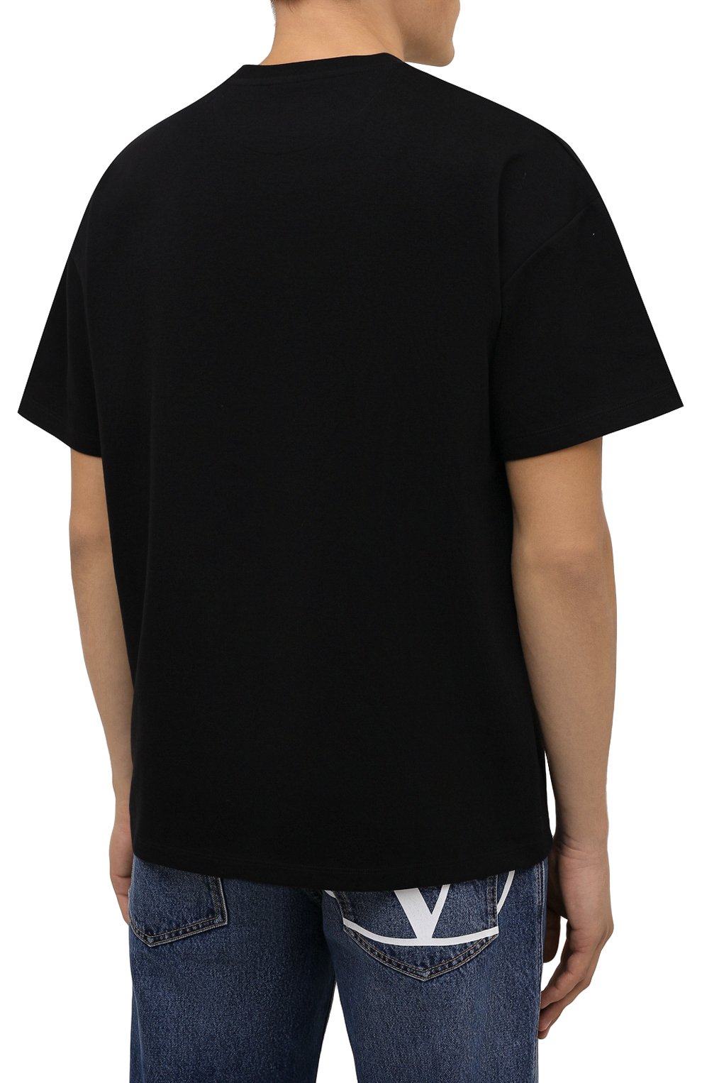 Хлопковая футболка VALENTINO, арт. WV0MG10W7SS, фото 4