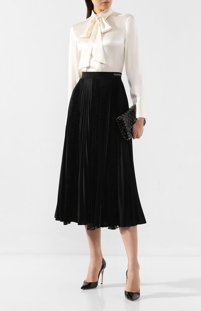 Блузка KITON белого цвета по цене 129500 руб., арт. D48407K04S46, фото 2 Блузка KITON, арт. D48407K04S46, фото 2