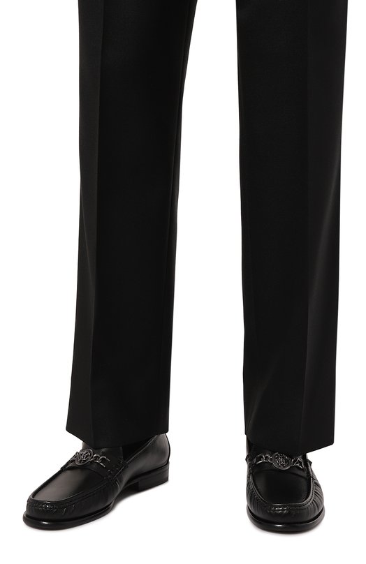 Кожаные лоферы Roberto Cavalli Чёрный, фото 3